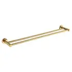 GOLD | BRASS Vivid Iconic Double Towel Rail 600mm | 750mm