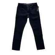 Buffalo David Bitton Ash-X Jeans Men's 33x30 Black Wash Slim Stretch Denim