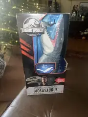 Jurassic World Mattel Real Feel Mosasaurus 28" Figure Sealed NIB
