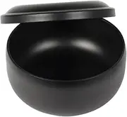 HEATSHAKING 1Pc Durable Stainless Steel Shaving Soap Bowl for Men Practical Barber Shaving Tool with Smooth Edges for Safe Use Portable Foaming Bowl for Wet Shaving Travel
