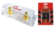 ANL Fuse Holder + 2 Pcs 150 Amp Blade Fuses For 0 to 4 GA Cable Wire
