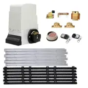 LockMaster Electric Sliding Gate Opener 1800KG Motor Auto Keypad Remote 6M Rail