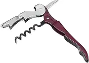 Tongke Wine Corkscrew, Multifunctional Stainless Steel Wine Opener Spring-Loaded Double Lever