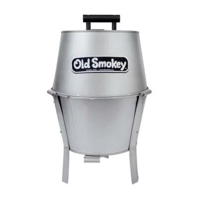 Old Smokey Charcoal Grill Adjustable Air Vents Ash Catcher Rust Resistant Steel