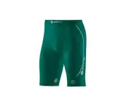 GREAT SAVINGS || SKINS DNAMIC MENS COMPRESSION HALF TIGHTS - DARK GREEN