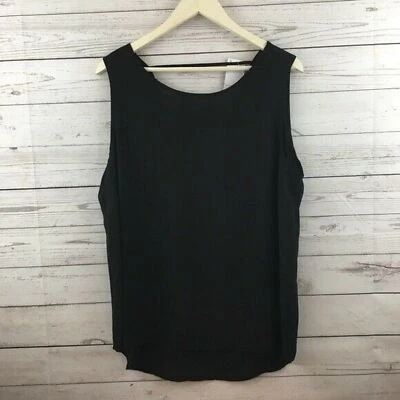 Dorothy Perkins Crossback Tank Women's 16 Sleeveless Black NEW WITH TAG