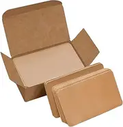HOODANCOS Study Cards Kraft Blank Index Note Cards 300pcs for DIY Home School Office