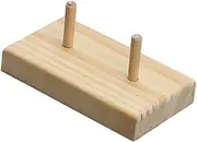 UTHCLO Wooden Thread Stand Durable Sewing Thread Rack for Organizing Spools Practical DIY Storage for Home Use Aesthetic Design for Embroidery and Crochet Accessories