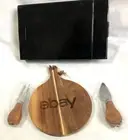 Ebay Wooden Cheese Board & Utensil Set New in Box Ebayana Charcuterie