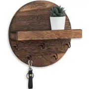 Key Holder for Wall – Decorative Key Hook Shelf for Entryway Decor – 7.9 Inch...