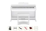 Casio AP-270WE Celviano Digital Piano White w/ Bench and Bonus Bundle