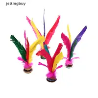 在飛比找蝦皮購物優惠-【jettingbuy】健字足球足踢手輪花式鵝毛毽子健身