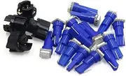 XYWHPGV 15Pcs T5 Blue 1 5050-SMD LED Car Dashboard Light Lamp Bulb Interior w 4 Socket(7b5ad f88c4 4de3f 9a41e 1e884 43238