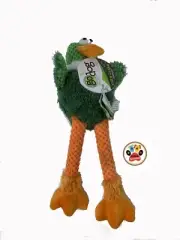 GoDog Skinny Duck Medium Plush Squeaky Dog Toy