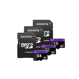 ADATA 威剛 Premier microSDHC/SDXC UHS-I C10 16 32 64G 監視器相機記憶卡