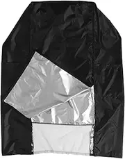 IWOWHERO Fridge Cover for Upright Freezer Mini Fridge Fabric Protector Quick Access Zipper