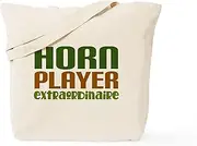 CafePress French Horn Extraordinaire Tote Bag Natural Canvas Tote Bag, Reusable Shopping Bag