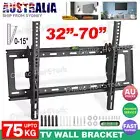 TV Wall Mount Bracket Tilt Slim LCD LED 32 40 42 47 50 55 60 62 65 70 75 inch
