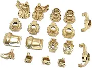 RC Brass Upgrades Kits RC Replacement Accessory Kits Easy to Install RC Car Parts for Wltoys 1/10 RC Car 104026 Accessories
