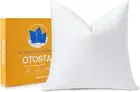 Pack of 1 down and Feather Throw Pillow Inserts, 18 X 18 Soft Fluffy Square Pill