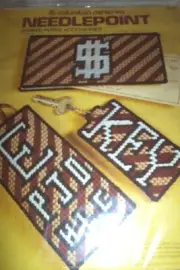 PURSE ACCESSORIES NEEDLEPOINT KIT 1976 COLUMBIA MINERVA NIP CHECKBOOK COVER