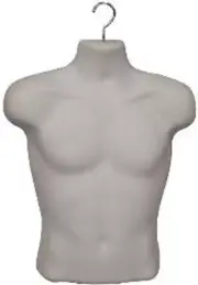 Manequin Mannequin Manikin Hang Up Plastic Torso Form #FS-885W-1pc
