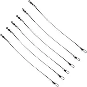 Fishing Lure Line Saltwater Leaders Wire Metal Fishing Leaders Anti Winding Wire Connect Tackle Lures Rig Connect Tackle Lures Wire Trace Lures Leader Wire Fishing Line Front Silk
