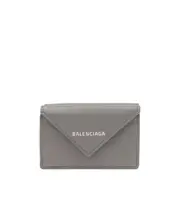 Papier Mini Wallet in Grey One size Gray