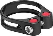 Biking Seat Clamp - 31.8/34.9mm Portable Alloy Seat Tube Clip,Seatpost Tube Clip, Portable Biking Seat Post Clamp, Cycling Accessories for Road Bikes