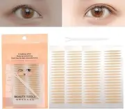 Double Eyelid Tape - Natural Invisible Eyelid Tape Stickers - Waterproof Double Eyelid Stickers for Hooded, Droopy, Uneven, Monoeyelids,Instant Eyelid Lift