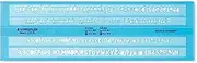 Staedtler Mars Script Template, Transparent Blue
