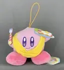 Kirby's Dream Land Kirby Happy Morning Plush Mascot Keychain 4" tag SK Japan