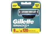 Gillette Mach 3+ Cartridges 8 Pack