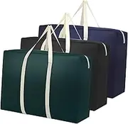 Hohopeti Dustproof Clothing Storage Bags 70x50x25cm Large Size 3pcs Set Bedding Towel Organizer