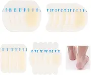 20 Pcs Blister Plasters, Waterproof Heel Protector for Long Walks, Blister Prevention Bandages Running Hiking Dancing Daily Wear, Protect Fingers Toes Forefoot and Heel from Shoe Rubbing (4 Styles)