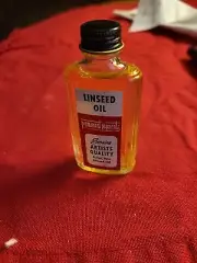 Vintage Permanent Pigments Artists Raw Linseed Oil 1 FL oz