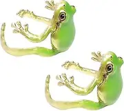 [Baychon] 2PCS Tree Frog Ring for Women Adjustable, Cute Frog Jewelry