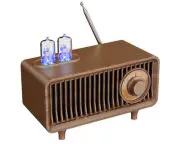 Retro Radio with Bluetooth, FM AM SW Kitchen Radio, Retro Battery Operated Radio, Portable Nostalgic Radio, Battery Operated Retro Radio