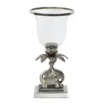 [Florabelle Living] Sabu Hurricane Candle holder Vase Silver