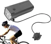 Cycle Front Light | 300 Lumens Bike Handlebar Bell Lamp - High Brightness Safety Lighting for Short-Distance Commuting Or Long-Distance Adventure