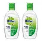 Dettol Original Instant Germ Protection Hand Sanitizer, 50 ml, Pack of 2