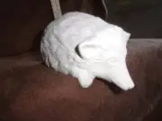 Cute Hedgehog Porcupine Shelf Sitter In Ceramic Bisque Ready To Paint U pa