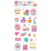 Artwrap Crystal Stickers Hip Birthday