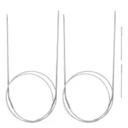 2pcs 31.5" Circular Knitting Needles US 1.5/2.5mm Needles 5.51" Short
