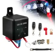 Remote Battery Disconnect Switch 200A 12V Car Kill Switch Smart Antitheft Contro
