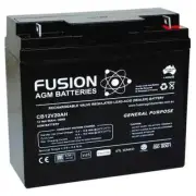 CB12V20AH Fusion AGM 12V Deep Cycle Battery