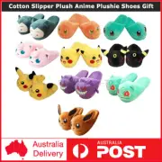 Cotton Slipper Snorlax Pikachu Psyduck Charmander Plush Anime Plushie Shoes Gift