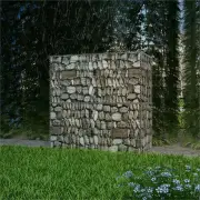 Gabion Basket Galvanised Steel 100x50x100 cm