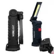 COB+LED Rechargeable Magnetic Torch Flexible Inspection Folded Lamp Worklight