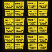 HOME SECURITY ALARM WARNING STICKER DECALS SIGNS VIDEO CAMERA SYSTEM IN USE AUTO